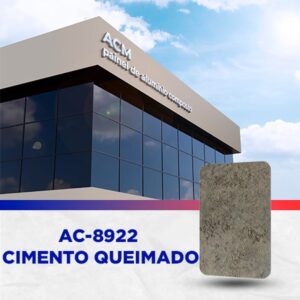 PAINEL ACM - GREY MIST (CIMENTO QUEIMADO) - 1.220 X 5.000MM, 3MM