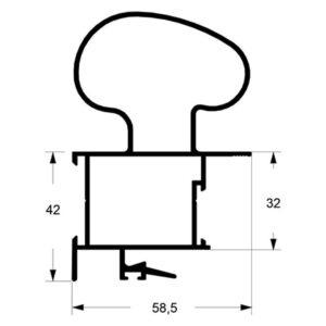 MOTANTE MÃO DE AMIGO - PRETO