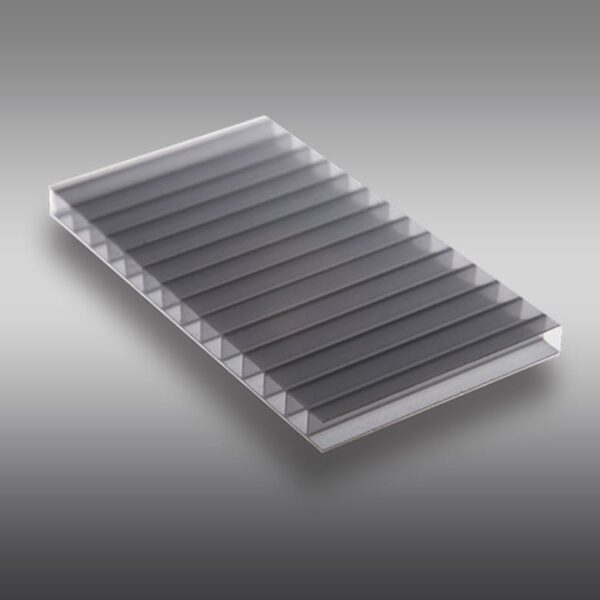 CHAPA DE POLICARBONATO ALVEOLAR - PRATA - 2.100 X 6.000 X 4MM.