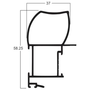 MONTANTE MÃO DE AMIGO REDONDO - PRETO