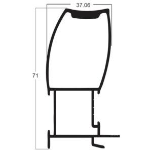 MONTANTE MÃO DE AMIGO - PRETO