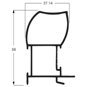 MONTANTE MÃO DE AMIGO REDONDO - BRANCO