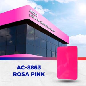 PAINEL ACM - PINK ( ROSA ) - 1.220 X 5.000MM, 3MM