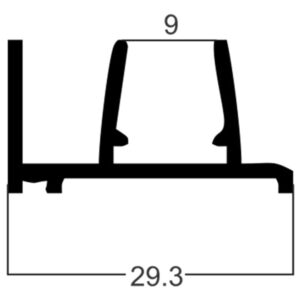 COMPLEMENTO/MARCO LATERAL CORRER - PRETO