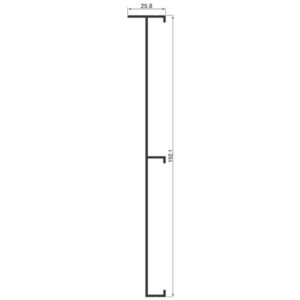 MARCO LATERAL 4F - PRETO