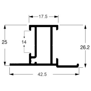 MONTANTE CENTRAL - BRANCO