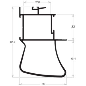 MONTANTE MAO DE AMIGO - PRETO