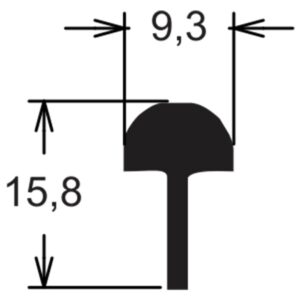 TRILHO UNICO - PRETO